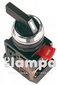 ALOLR-22 на 3 фиксированных положения I-O-II 1з+1р (черный) ИЄК