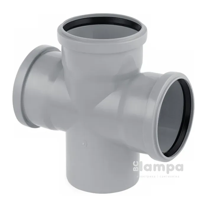 Хрестовина каналізаційна 110/110/110/90° ROZMA (1719/CV017105)