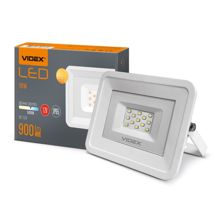 Прожектор VIDEX LED  10W 5000K 12V (VL-Fe105W-12V/26460)