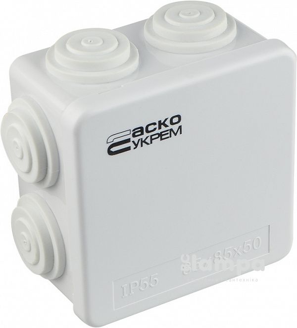 Розподільна коробка зовнішня  85*85*50 мм TY-RA ASKO (А0150170017) АВС