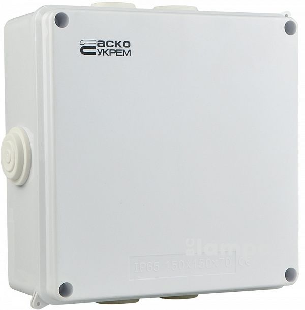 Розподільна коробка зовнішня 150*150*70 мм TY-RA ASKO (А0150170020) АВС