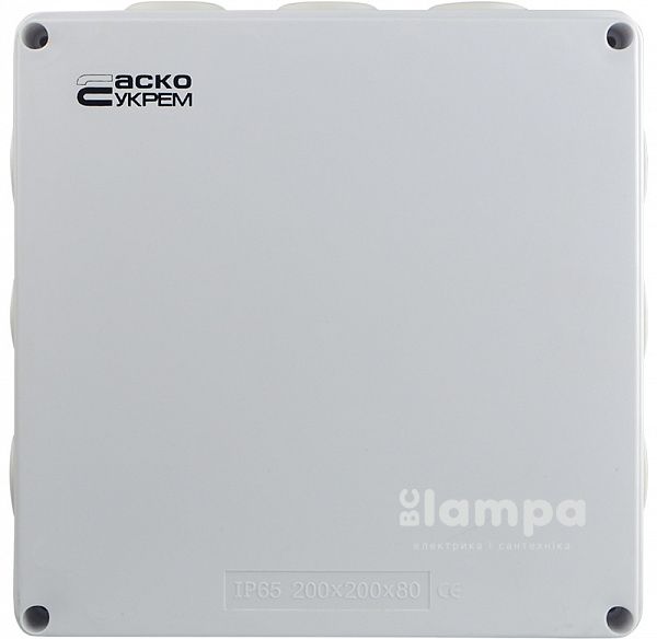Розподільна коробка зовнішня 200*200*80 мм TY-RA ASKO (А0150170023) АВС