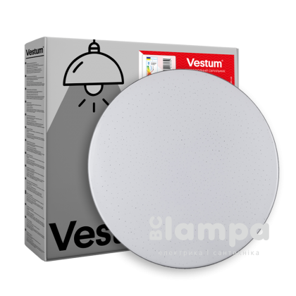 Світильник стельовий VESTUM SIMPLE 48W зоряне небо 480*65мм 4000K 3850Lm без ДК (VS-80029)