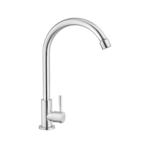 Змішувач Kroner монокран KRP Klassischt-ESG098 нерж одна вода (CV022970)