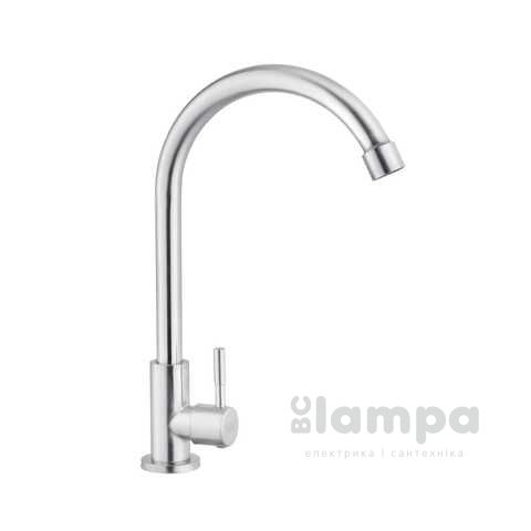 Змішувач Kroner монокран KRP Klassischt-ESG098 нерж одна вода (CV022970)