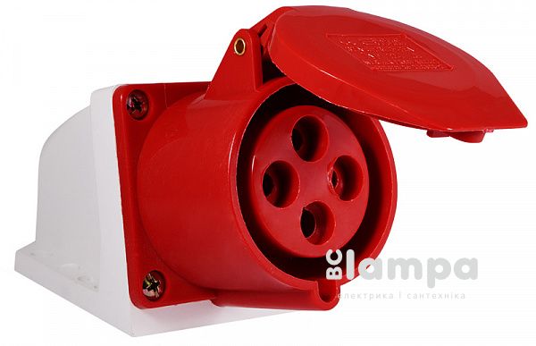 ГС 4/32А Гнездо стационарное силовое ECOHOME (124)