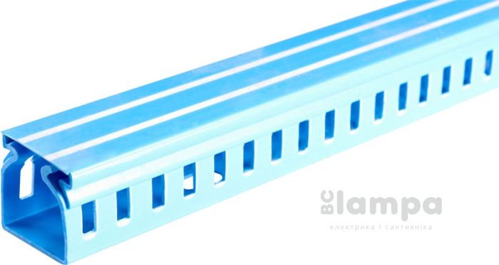 Короб перфорований 25*25*2000мм блакитний - ціна 1шт (s13033017)  A0070020003