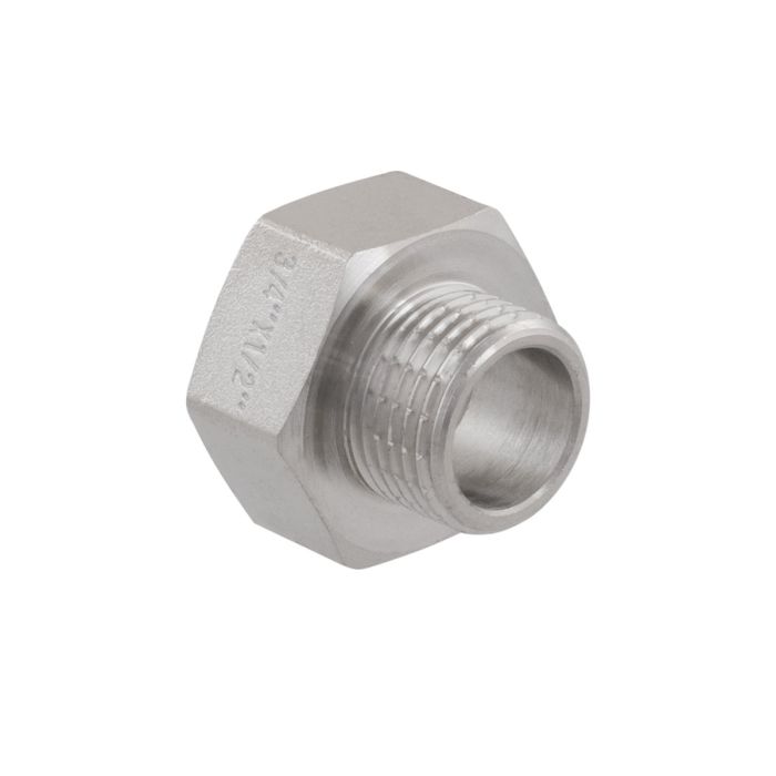 Перехідник 1/2"x3/4" HB RAFTEC P0201 нікель (51770)