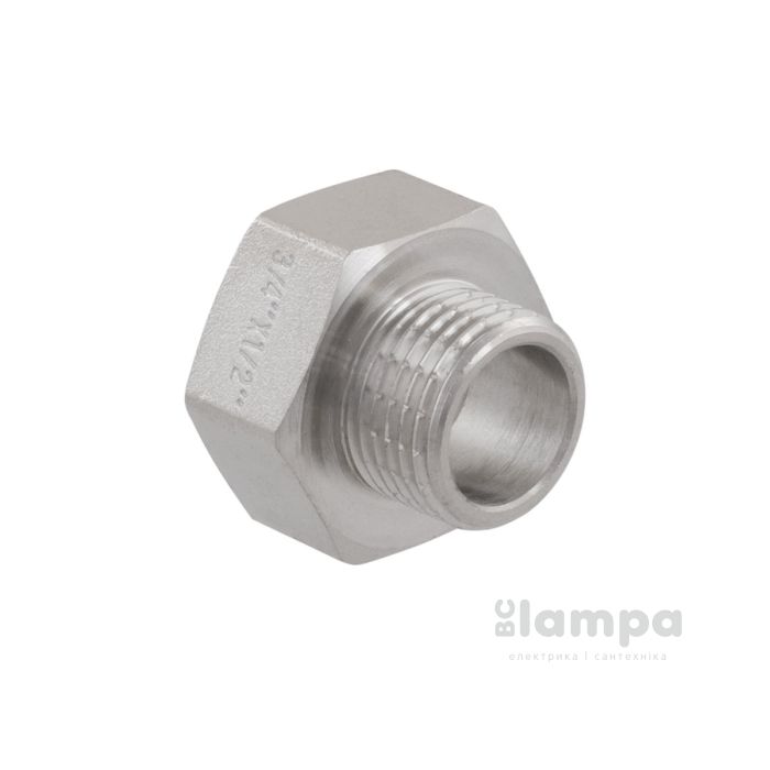 Перехідник 1/2"x3/4" HB RAFTEC P0201 нікель (51770)