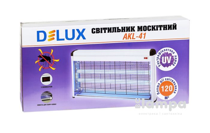 Світильник "пастка для комах" DELUX AKL-31  2*15W люмінісцентний (90011593)