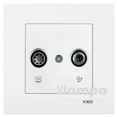 Розетка SAT/ ТV кінцева Karre VIKO (90960085)
