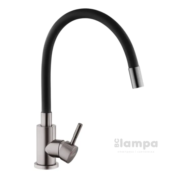 Змішувач KRONER кухня Edelstahl Klassisch ESG035BLK рефлектор чорний (CV024353)