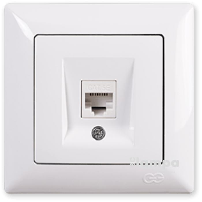 Розетка PC біла VISAGE Gunsan (VS 28 11 130)