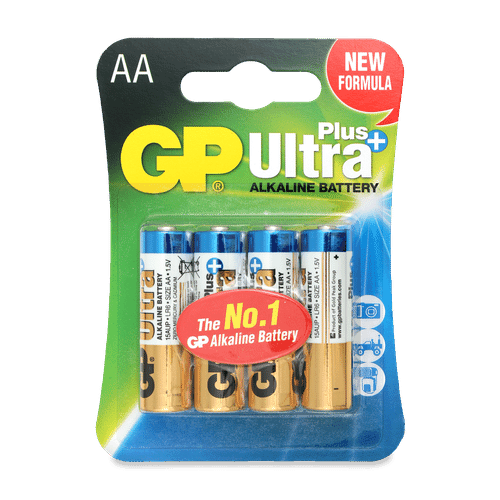 Батарейка GP АА Alkaline Ultra+ Plus (LR06)