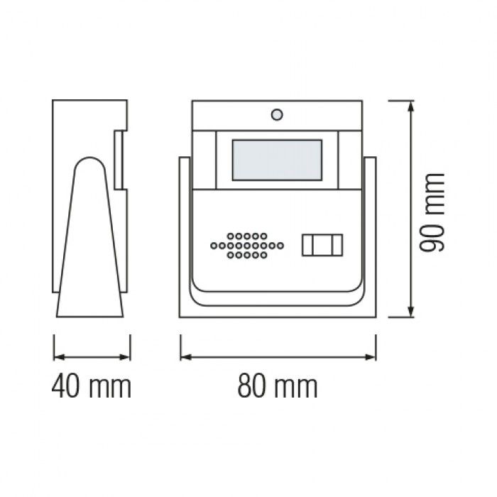 Датчик руху - сигнализація голосовий HOROZ HELIX 4,5V HL454 (086-001-0003)