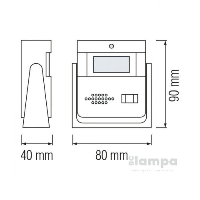 Датчик руху - сигнализація голосовий HOROZ HELIX 4,5V HL454 (086-001-0003)