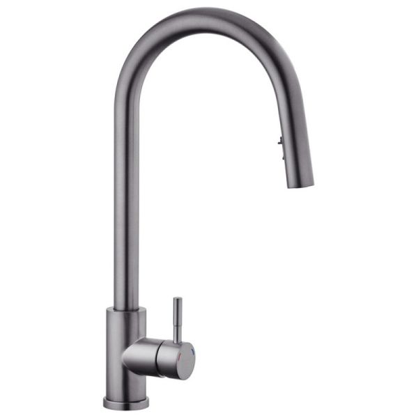 Змішувач KRONER кухня Edelstahl Klassisch PVD03915 висувний вилив (CV032283)