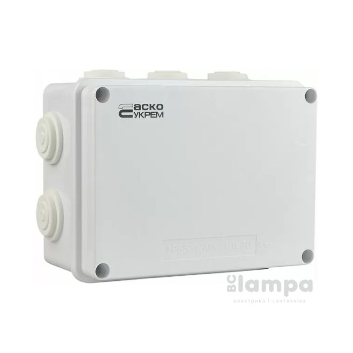 Розподільна коробка зовнішня 150*110*70 мм TY-RA ASKO (А0150170019) АВС