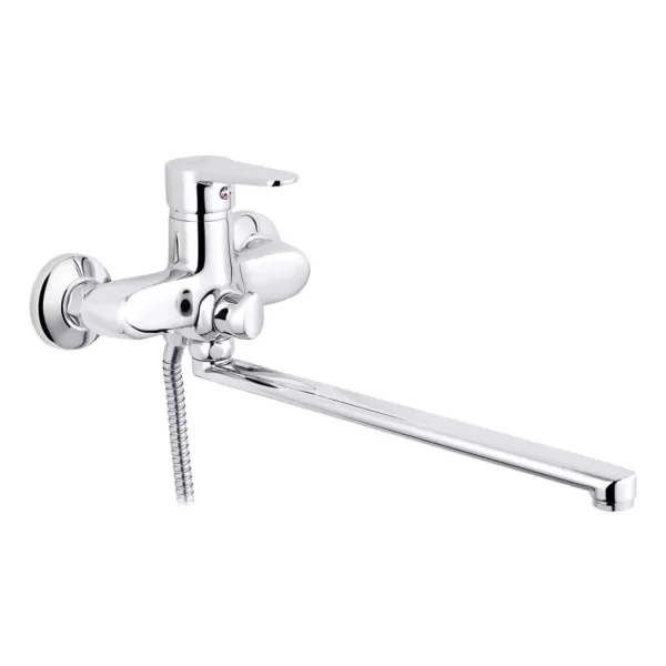 Змішувач KRONER ванна Elbe-C071 довгий гусак (CV016437)