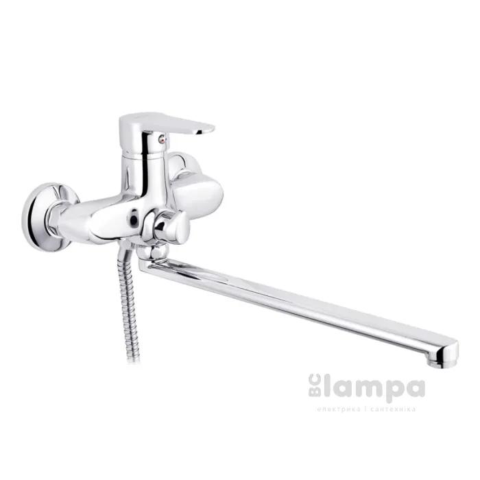 Змішувач KRONER ванна Elbe-C071 довгий гусак (CV016437)