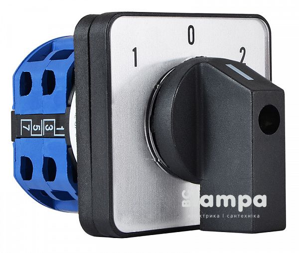 Перемикач пакетний типу ПКП SBI 16А/2.832 (1-0-2 2 полюса) АСКО (0110010043)