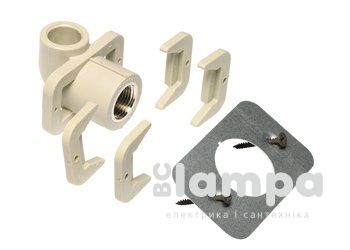 Настенное колено внутр. резьба для гіпсокартону EKOPLASTIK 20х1/2" 3045002 (45959)