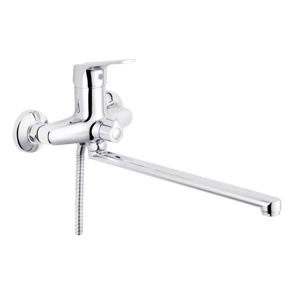 Змішувач KRONER ванна Odra-C070 довгий гусак (CV019269)