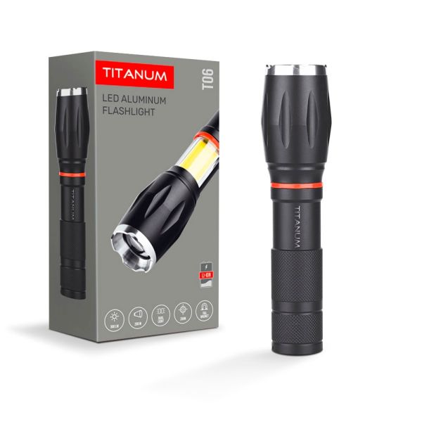 Ліхтарик ручний TITANUM TLF-T06 300Lm 6500K (27321)