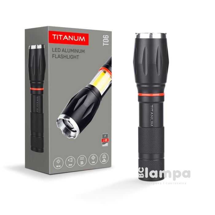 Ліхтарик ручний TITANUM TLF-T06 300Lm 6500K (27321)