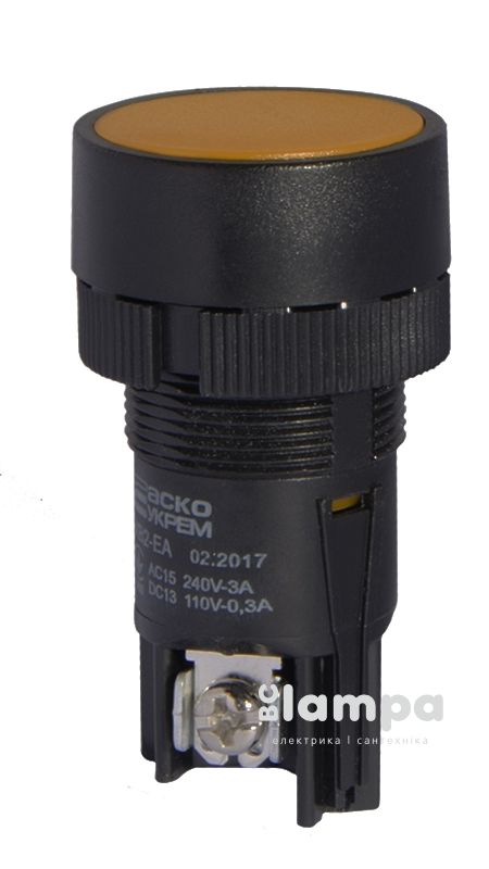 Кнопка АСКО XB2-EA151 жовта NO (A0140010054)