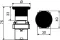 Кнопка АСКО XB2-BS442 безопасности Stop NC поворотная Ø30мм (0140010082)