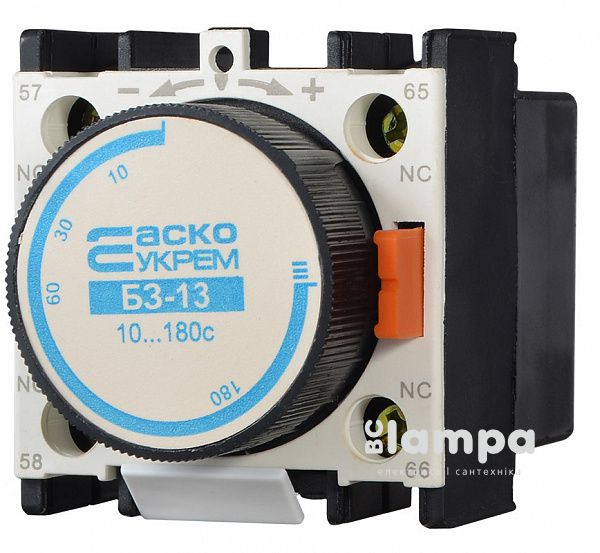 Блок затримки БЗ-13 (LA3-DR4) (10,0-180,0с Вимк)(A0040050003)