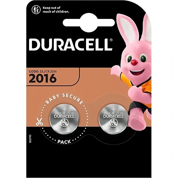 Батарейка CR2016  DURACELL 3V