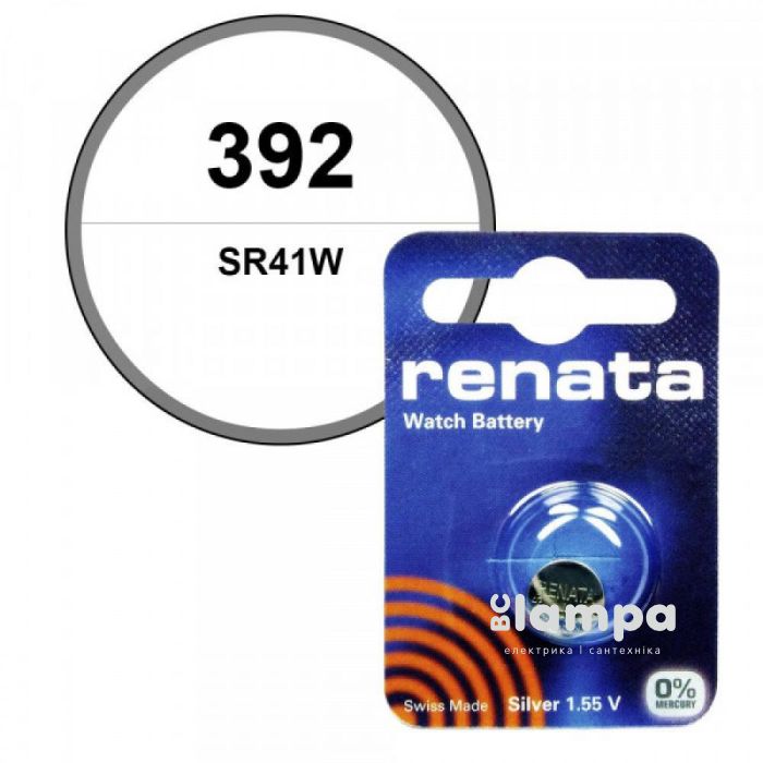 Батарейка AG03  RENATA R392/SR41W