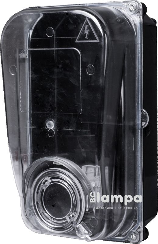 Ящик пластиковий для 1Ф лічильника (55506)(e.mbox.stand.plastic.n.f1) ( s0110002/s0110005) прозорий