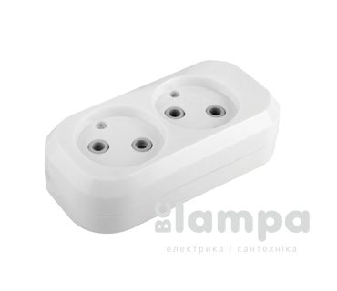 Колодка  2 гн. без з/к ELECTRUM ABS (C-SM-1774)