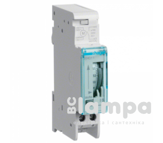 Таймер добовий EHN011 Hager DIN 16А, 1НВ, резерв 120 годин