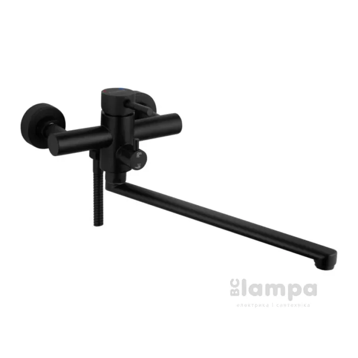 Змішувач KRONER ванна Edelstahl Klassisch SCH070 чорний (CV025651)