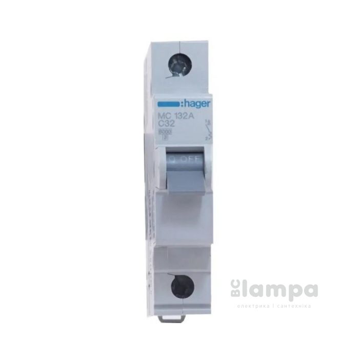 Автоматичний вимикач Hager MC132A 1p 32A C