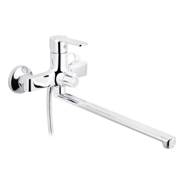 Змішувач KRONER ванна Bremen-C070 довгий гусак (CV012071)