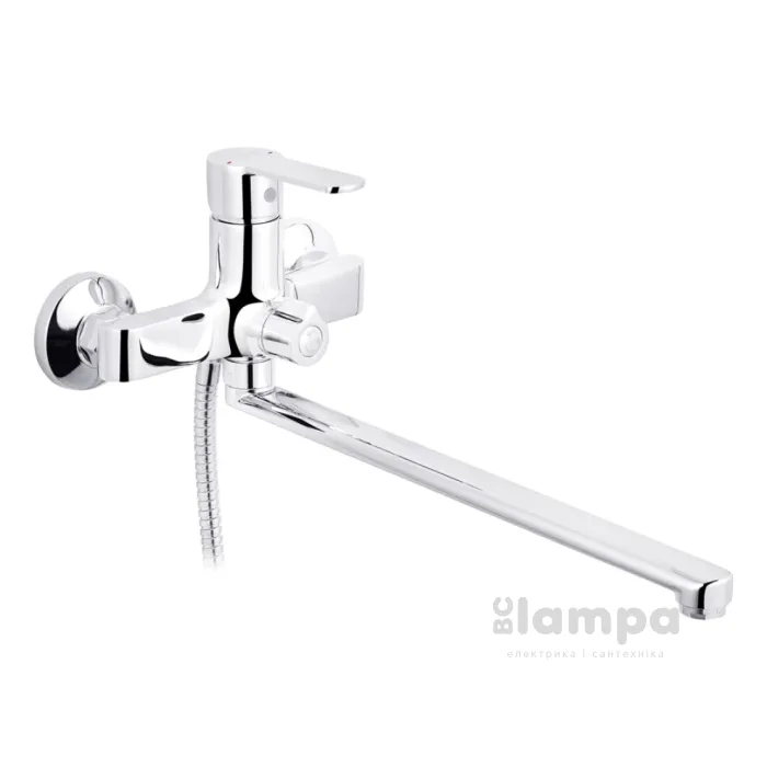 Змішувач KRONER ванна Bremen-C070 довгий гусак (CV012071)