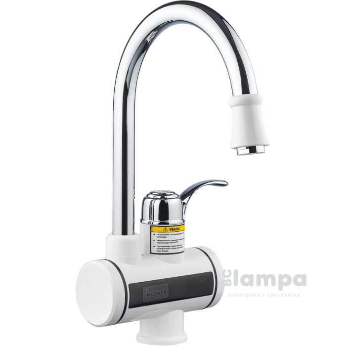 Однокран з електронагрівом KRONER CW091 з дисплеєм  (CV020401)