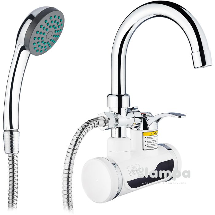 Однокран з електронагрівом KRONER CW191WMDS з дисплеєм на стіну (CV023249)