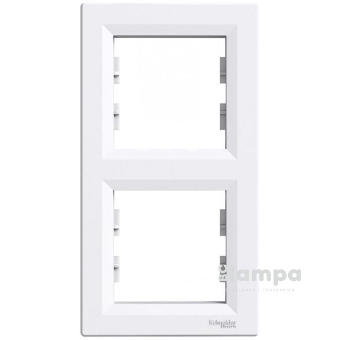 Schneider Electric Asfora біла рамка вертикальна 2 - на (ЕРН5810221)