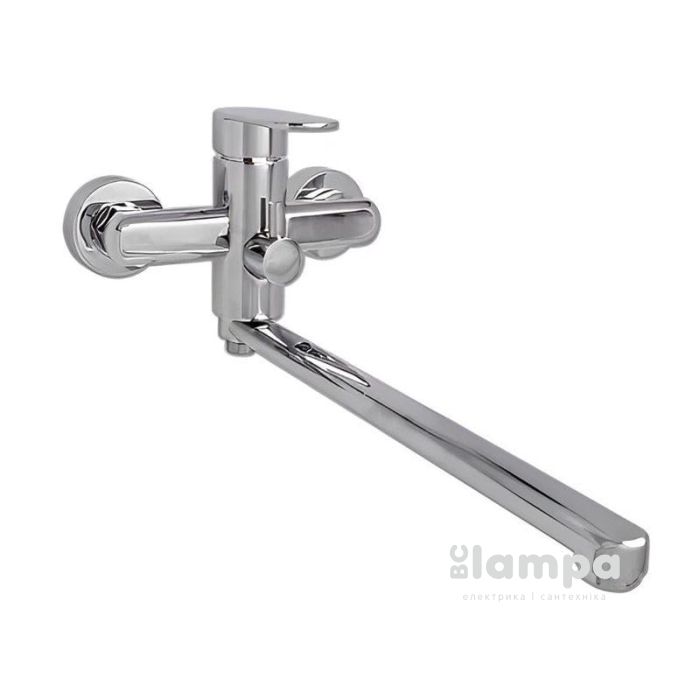 Смеситель ZEGOR ван длин евро LOB7-A128 (3102)