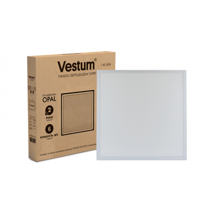 Світильник офісний VESTUM ULTRA SLIM 40W панель 600*600мм 6500K (1-VS-5014) вбудований