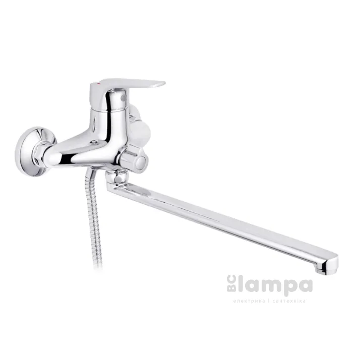 Змішувач KRONER ванна Odra-C071 довгий гусак (CV019458)