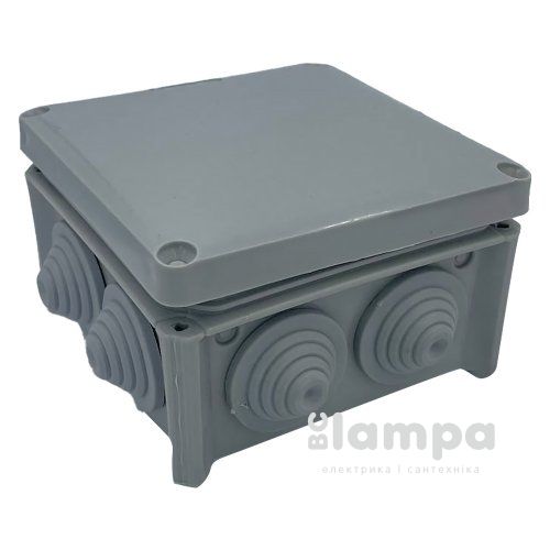 Розподільна коробка зовнішня  85*85*40 мм IP55 PLANK (PLK6505650/90020093/IB005)