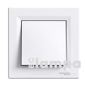 Schneider Electric Asfora білий вимикач 1 кл. (ЕРН0100121 / 10099327)