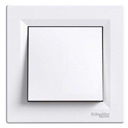 Schneider Electric Asfora білий перемикач 1кл. прохідний (EPH0400121)